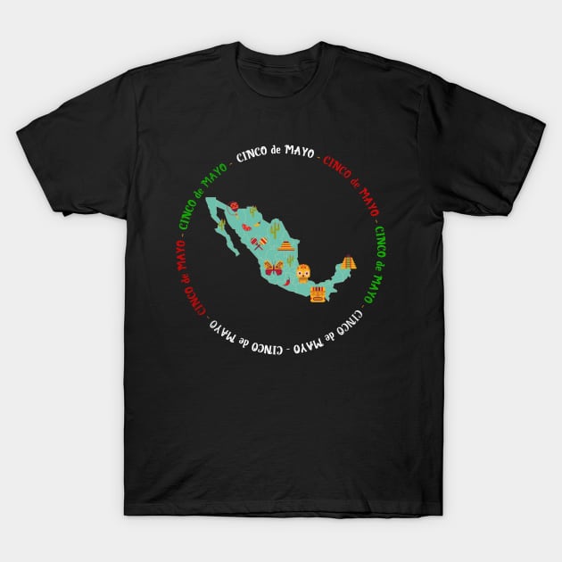 cinco de mayo - mexico T-Shirt by aldistar